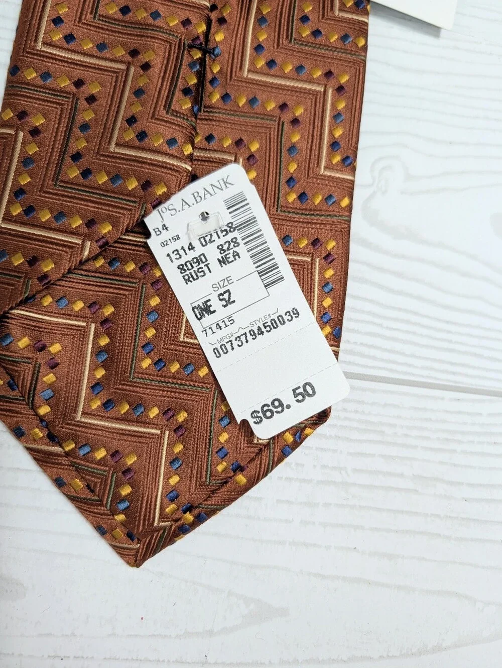 Jos. A. Bank Signature Tie Joseph A. Bank Brown Men's Necktie